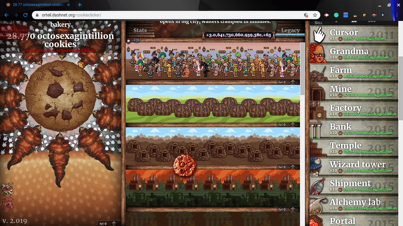 open sesame cookie clicker