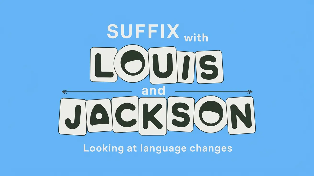 Suffix with Louis and Jackson